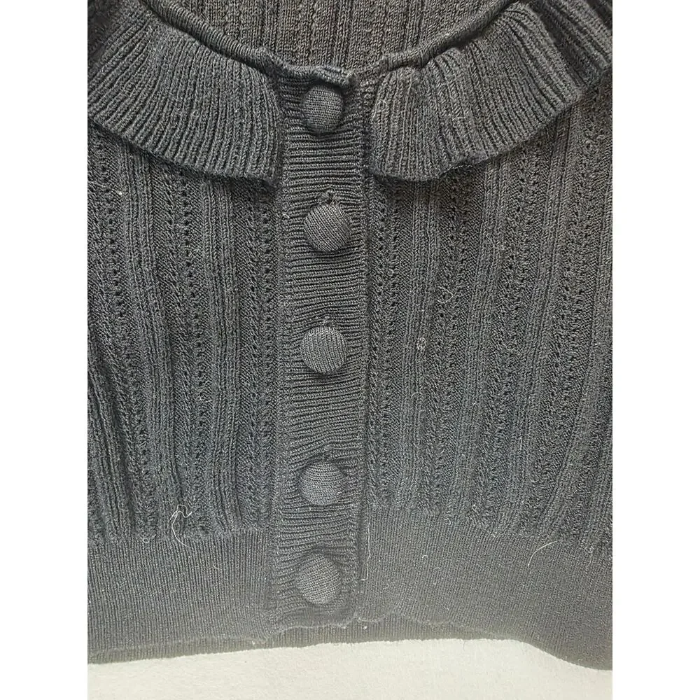 For Love And Lemons Camielle Knit Ruffle Sweater Size Medium